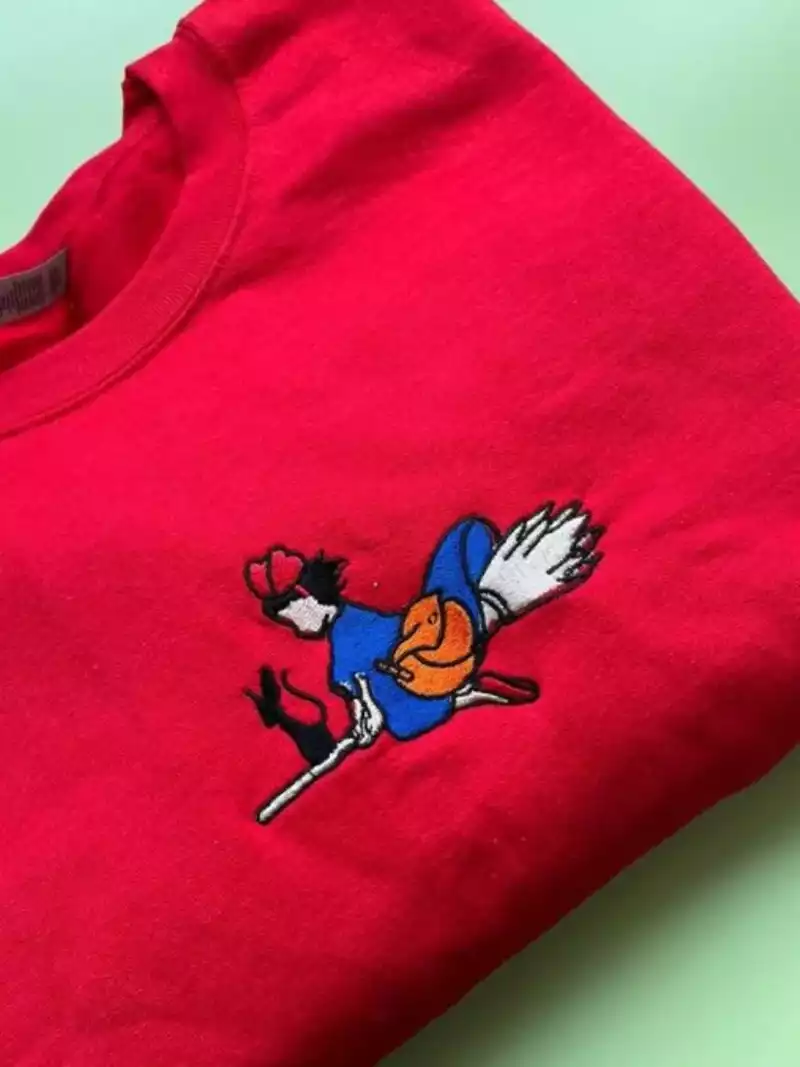 sweatshirt rouge kiki jiji