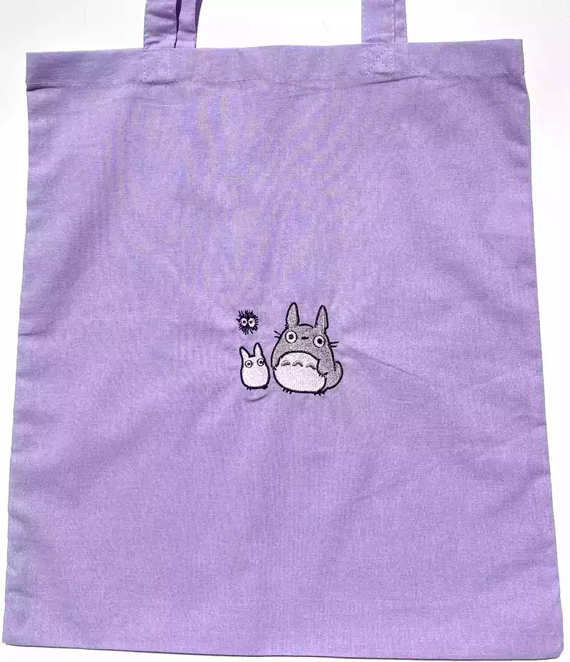 tote bag violet ghibli mon voisin totoro 