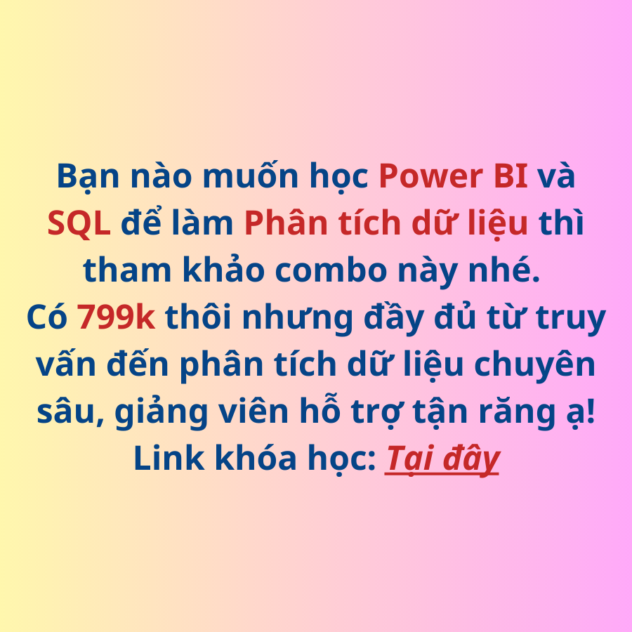 Phân Tích Dữ Liệu