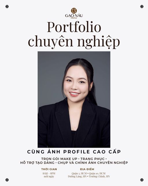 Gạo Nâu Profile - Chụp ảnh Profile Cá Nhân, Doanh Nghiệp
