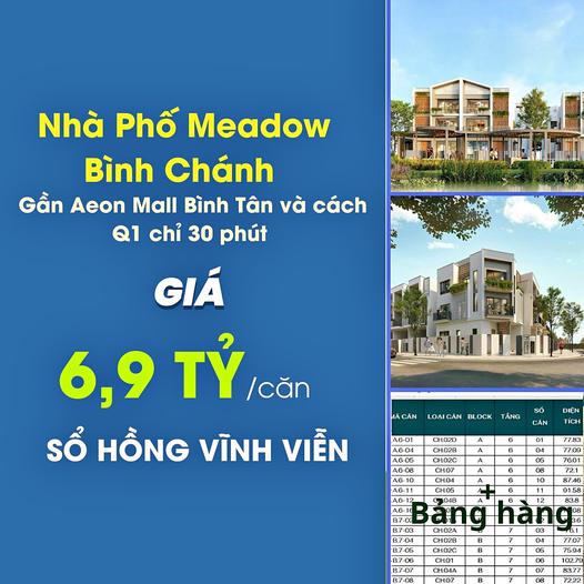 Nhà Phố Bình Chánh - The Meadow - Gamuda Land