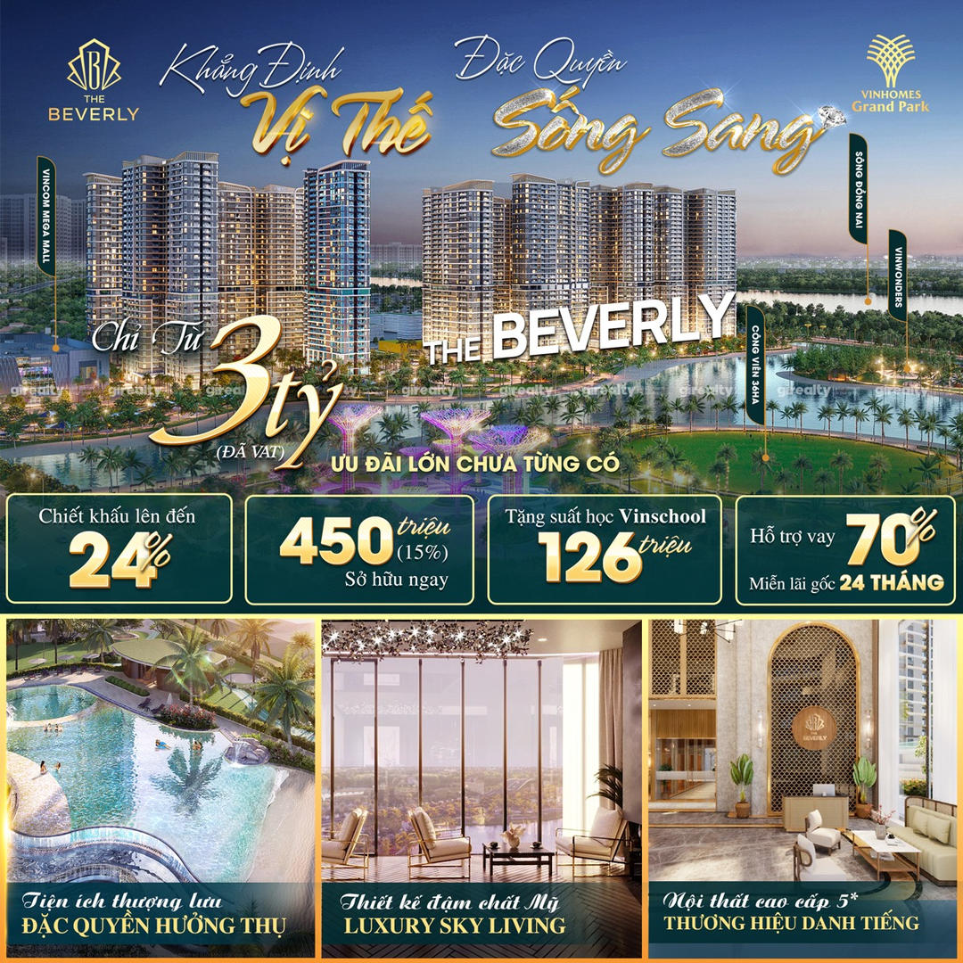 Căn hộ Vinhomes Grand Park Quận 9