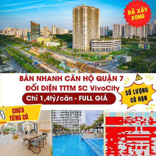 Lavida Plus Q.7 - giá 1.4 tỷ/căn giá Full 100%