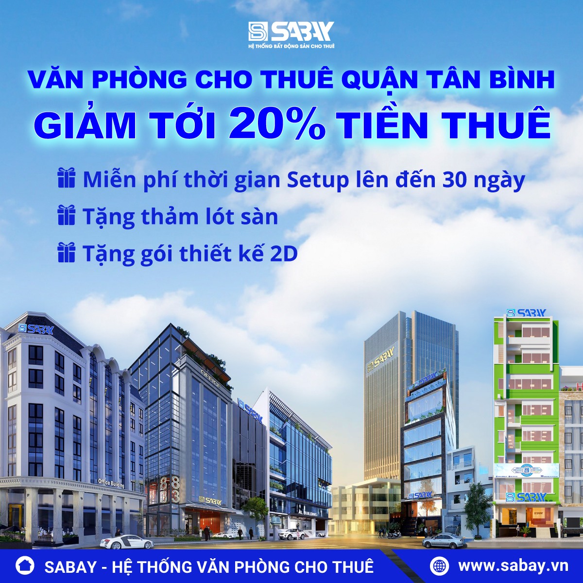 Sabay - Hệ thống văn phòng cho thuê