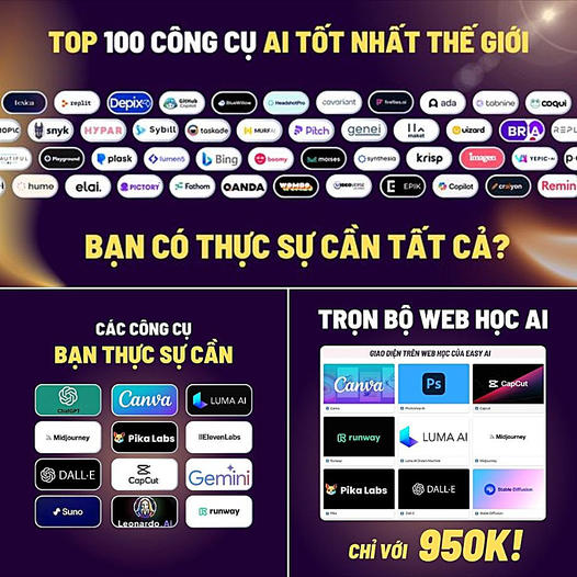Easy AI - Top 1 Thế giới về học ứng dụng AI vào thực tế