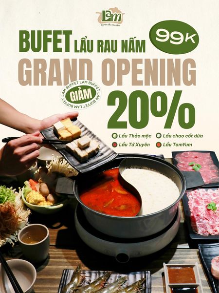 LAM Buffet Lẩu Rau Nấm