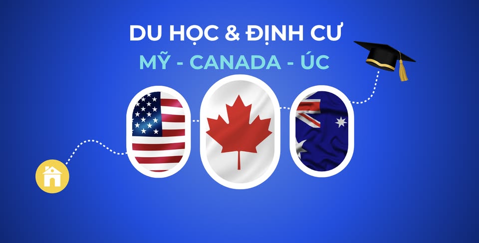 DU HỌC - ĐỊNH CƯ: MỸ - CANADA - ÚC