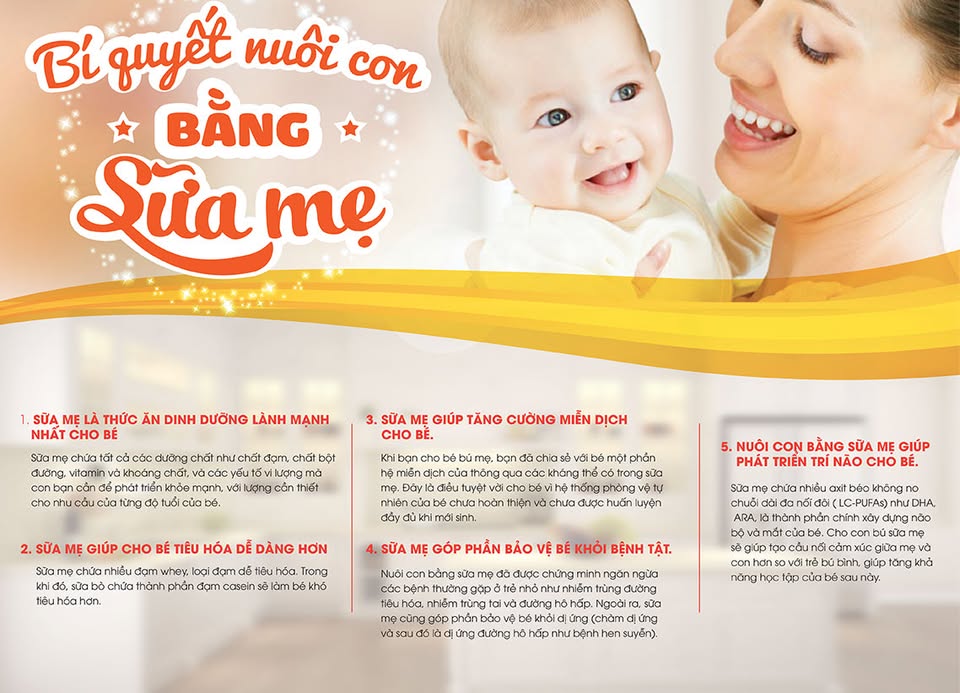 Nuôi con bằng sữa mẹ - Hội cho tặng sữa mẹ Betubeti