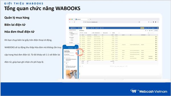 Phần mềm quản lý chi phí Wabooks