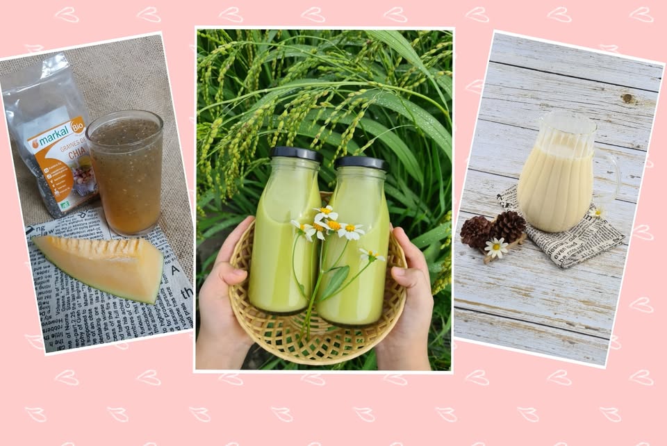 Chia sẻ công thức sữa hạt dinh dưỡng, nước ép, sinh tố và salad