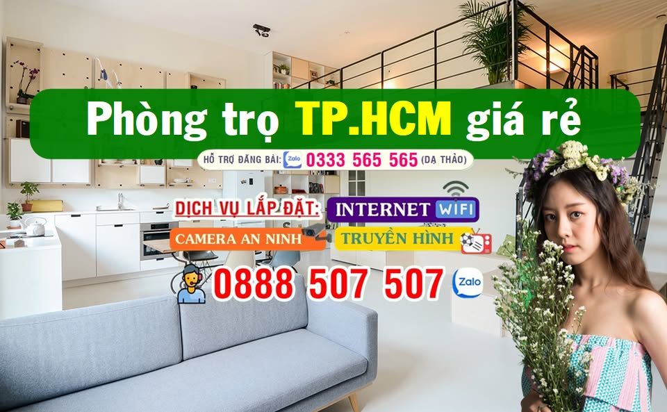 Phòng trọ TP.HCM giá rẻ