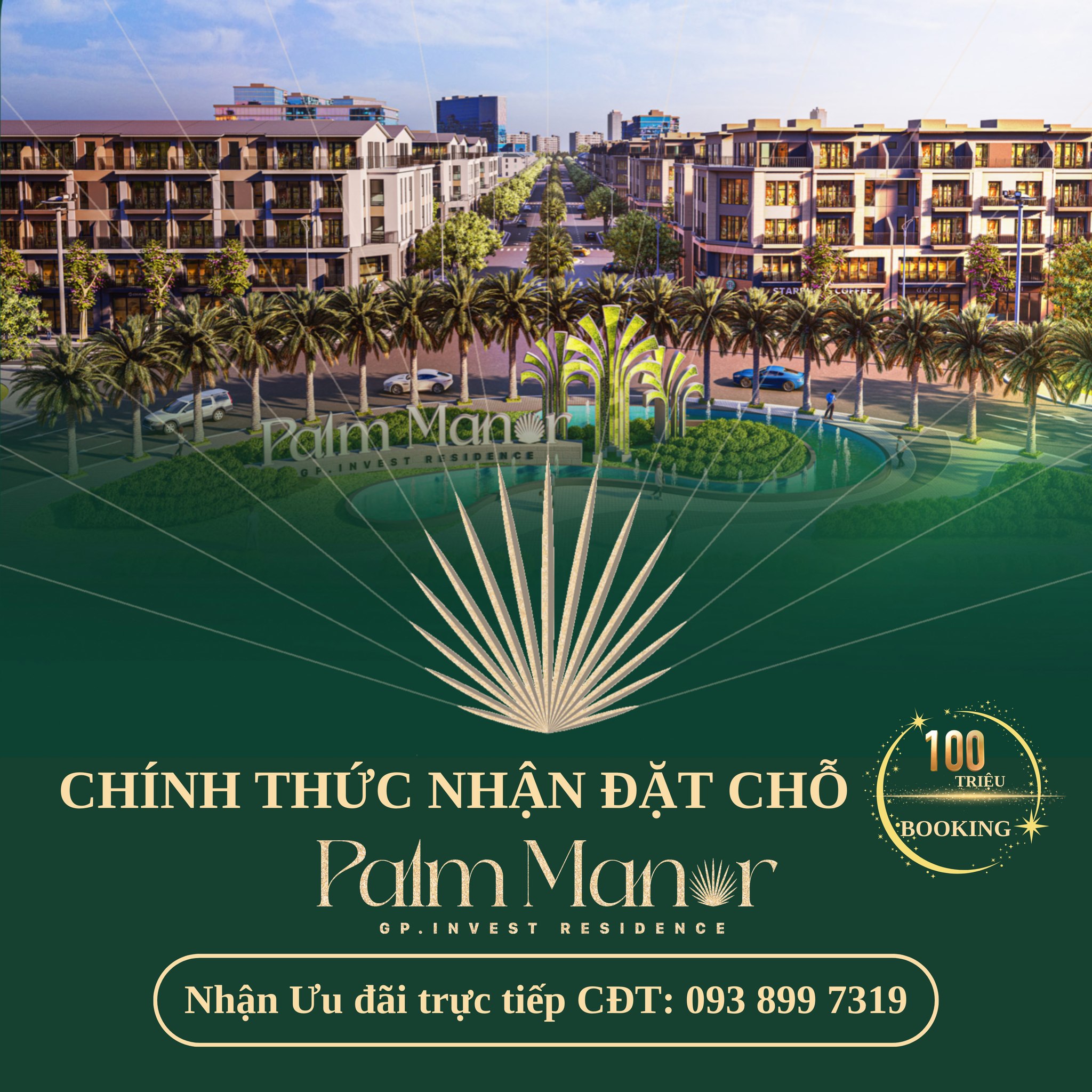 Palm Manor - KĐT Tây Nam Việt Trì: Trực tiếp CĐT