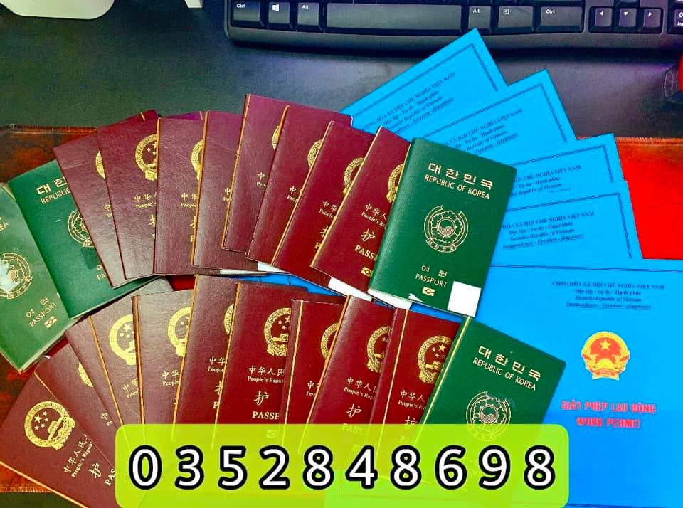 Giấy phép Lao động (WP) - Gia hạn Visa (Visa Extension) - Thẻ tạm trú (TRC)