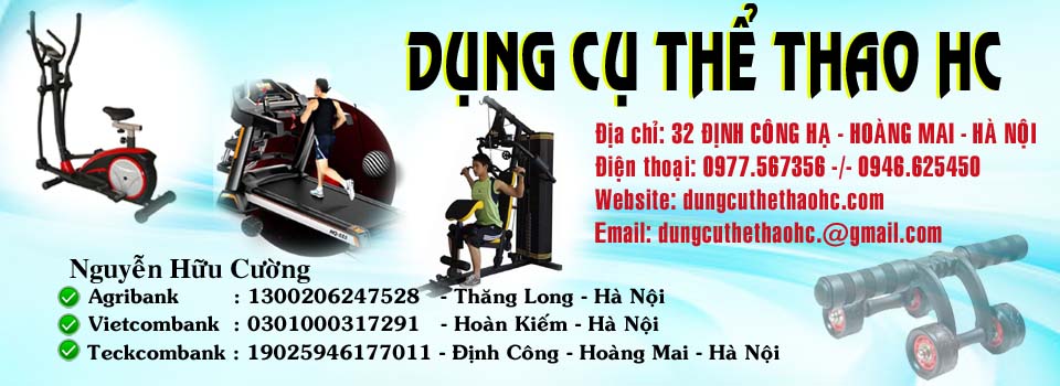 Shop bán đồ tập tạ - dụng cụ tập gym tại Định Công Hà Nội