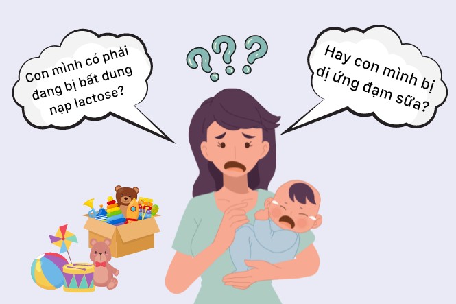 Hội Các Bé Bị Tiêu Chảy Kéo Dài - Bất Dung Nạp Lactose Và Dị Ứng Đạm Sữa Bò