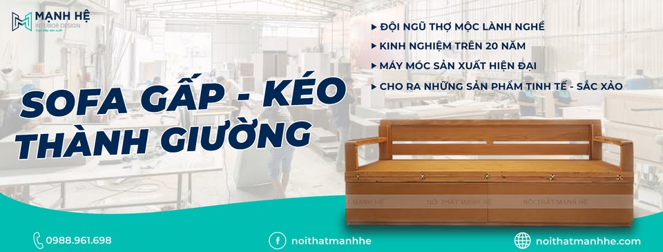 Ghế Sofa Giường - Nội Thất Mạnh Hệ