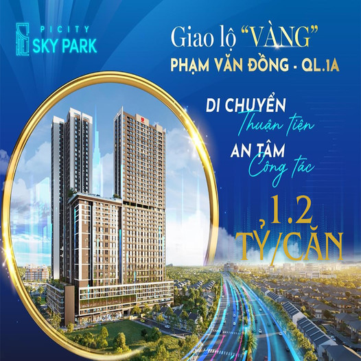 Căn Hộ Phạm Văn Đồng 1.2 Tỷ/Căn