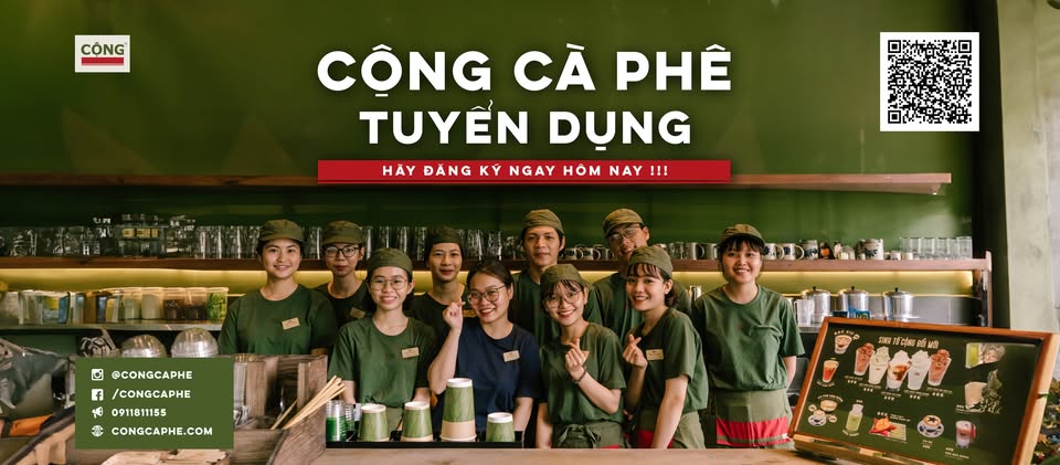Cong Caphe - Tuyển Dụng