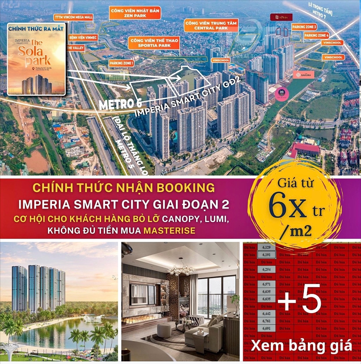 Imperia Smart City-Phân Khu Solapark Giá Tốt Nhất