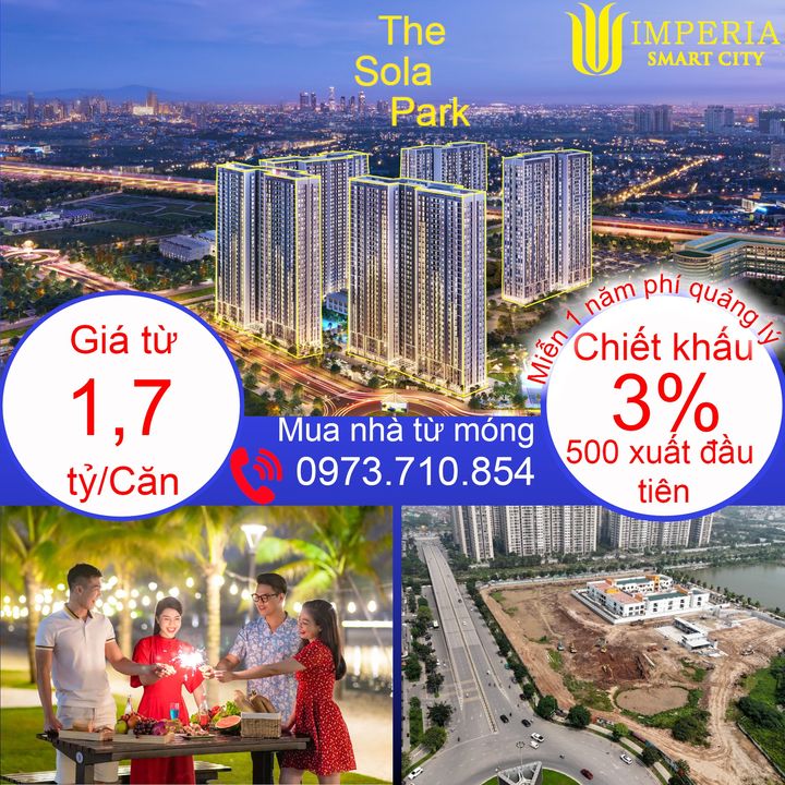 Chung cư The Sola Park - Imperia Smart City Tây Mỗ