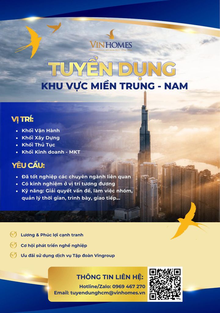 Tuyển dụng Vinhomes