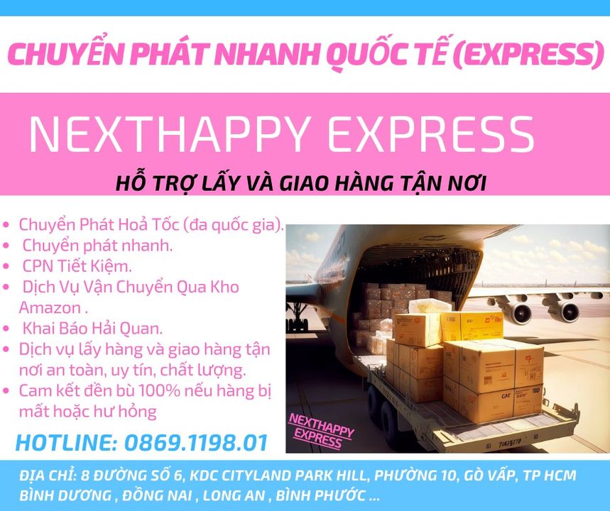 Nexthappy Express - Chuyển phát nhanh Quốc Tế