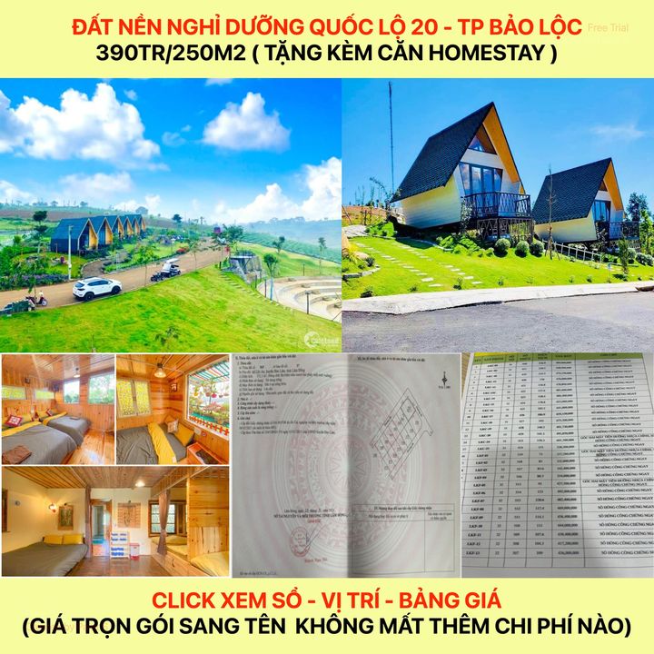 Dự Án Đất Nền Nghỉ Dưỡng TP Bảo Lộc - Lâm Đồng