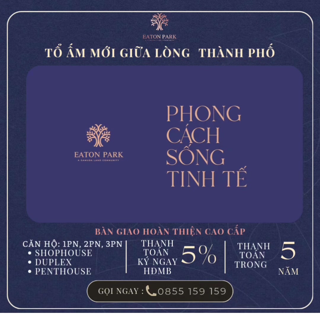Phân phối & tiếp thị dự án  Gamuda Land - Hotline: 0855.159.159