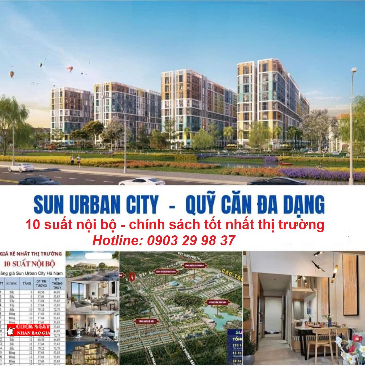 Sun Urban City - PKD Chủ Đầu Tư