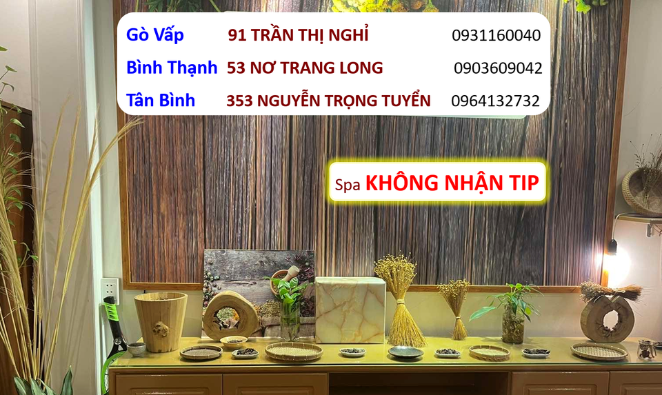 KHÔNG NHẬN TIP - Spa THẢO MỘC