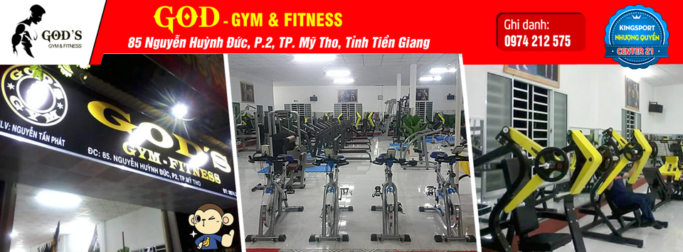 GOD'S - GYM & Fitness-Tiền Giang
