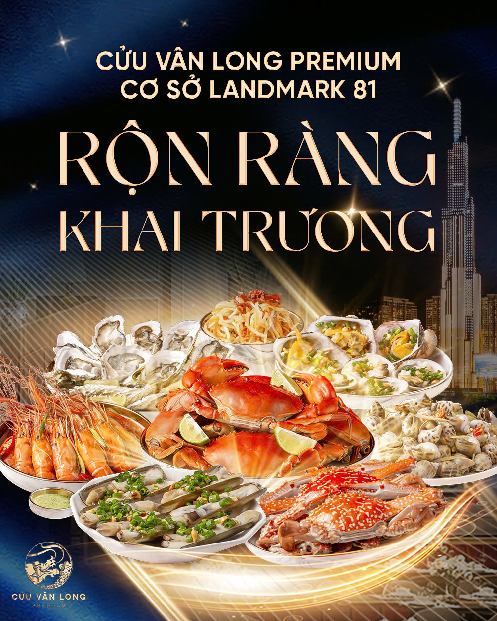Buffet Cửu Vân Long Premium - Sài Gòn