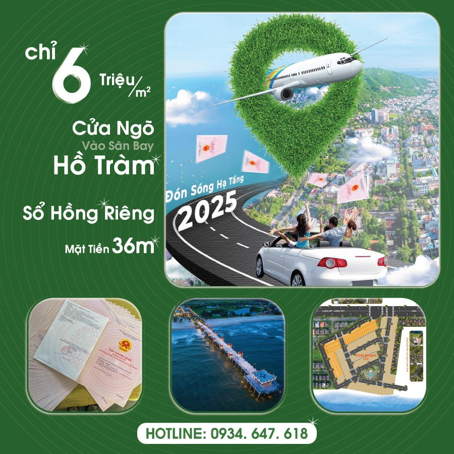 Đất nền sổ sẵn Bà Rịa Vũng Tàu