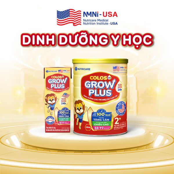 Colos24h Grow Plus - Bé tăng cân cao khỏe