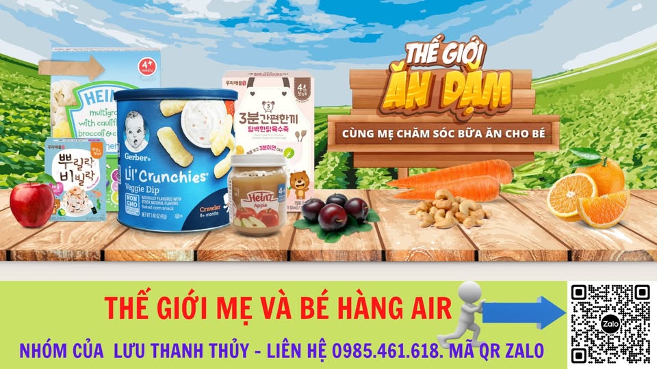 Kho sỉ ăn dặm các nước (chuyên hàng xách tay Anh, Pháp, Nhật, Đức...)