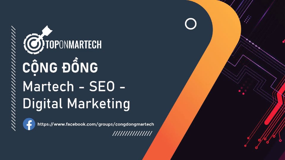 Cộng đồng Martech - SEO - Digital Marketing