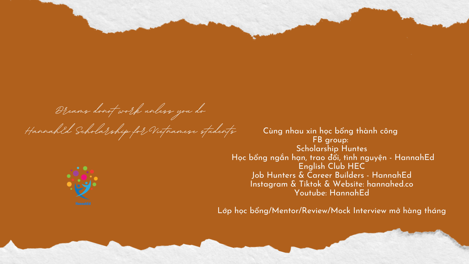 Scholarship for Vietnamese students