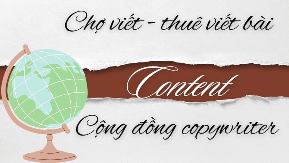 Chợ Viết - Thuê Viết Bài - Tuyển dụng Content - Cộng đồng Copywriter