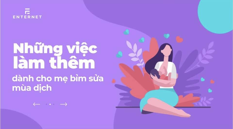 MẸ BỈM SỮA TÌM VIỆC LÀM THÊM