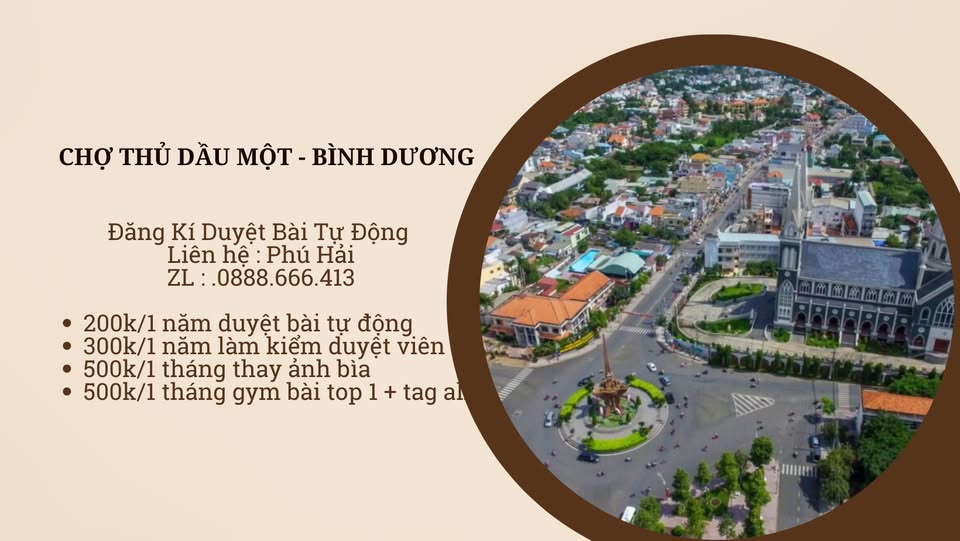 CHỢ THỦ DẦU MỘT - BÌNH DƯƠNG