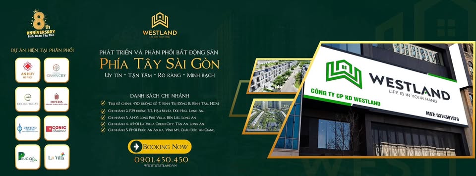 Westland - Thông tin BĐS uy tín Khu Tây
