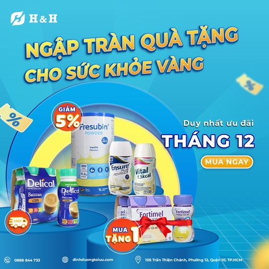 H&H - Sữa dinh dưỡng y học