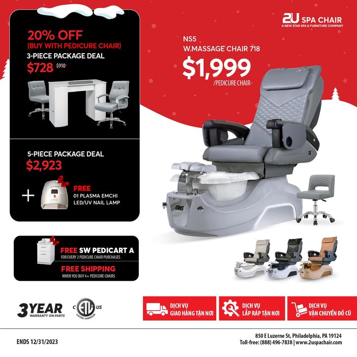 2U Nail Spa Furniture