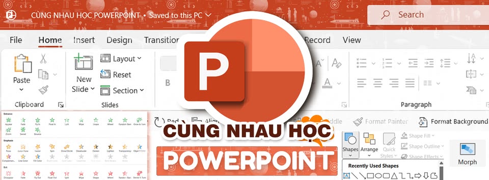 CÙNG NHAU HỌC POWERPOINT