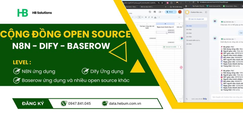 ? Cộng Đồng Automation & AI: N8n, Dify, NocoDB & No-Code Tools Vietnam ?