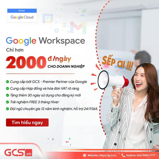 GCS - Đại Lý Google Workspace Việt Nam