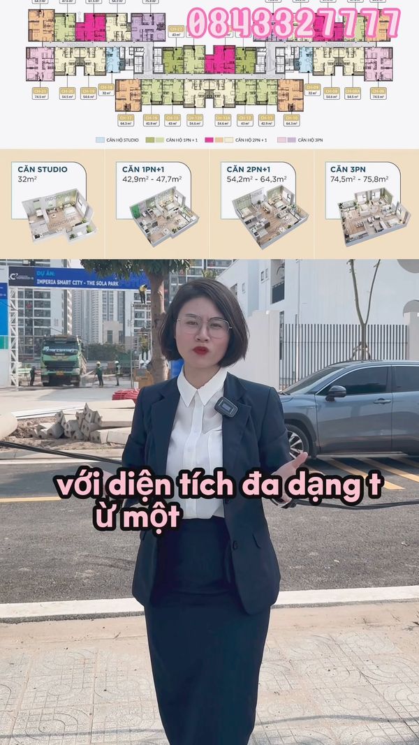 Căn hộ Giá Tốt - VinHome SmartCity Sola Park