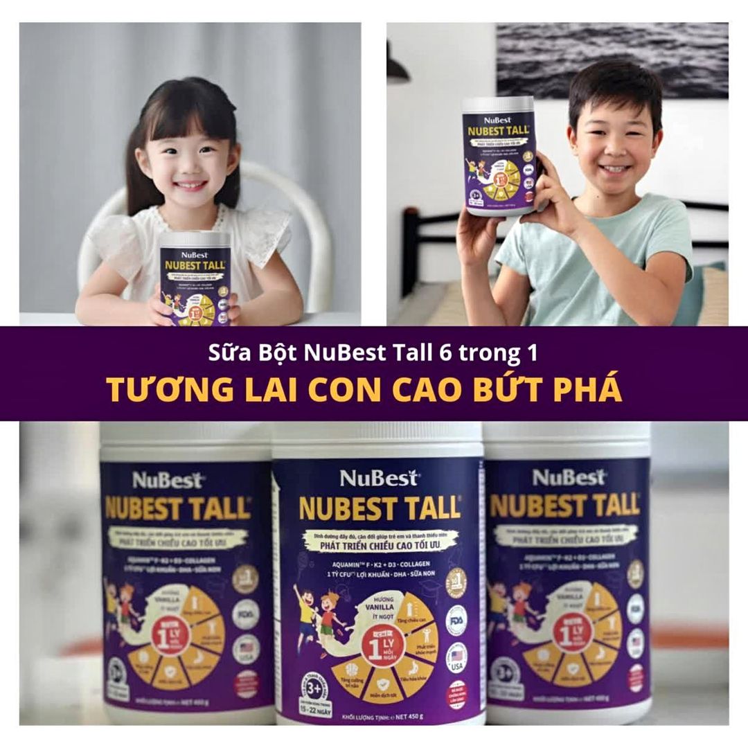 NuBest Tall - Cho Trẻ Cao Khỏe Toàn Diện