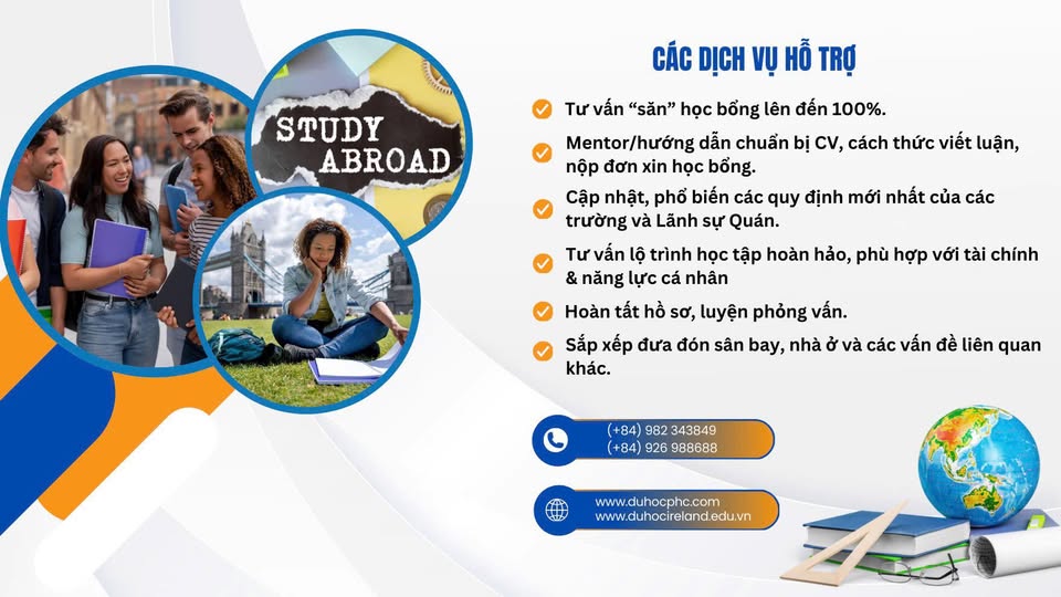 Du học Ireland - PHC Edu Links