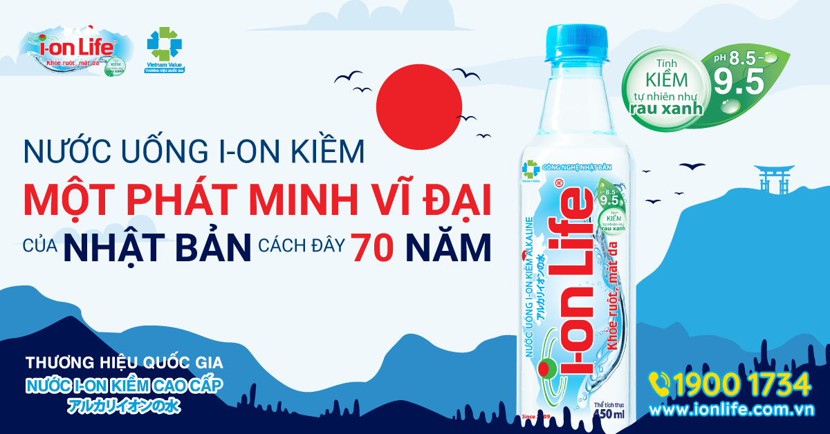 I-on Life - Nước uống ion kiềm cao cấp